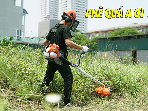 Nhân viên cắt cỏ phát hoang