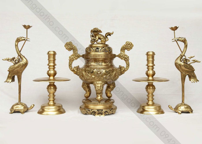 Đánh bóng đồ đồng Đồ đồng sau khi đánh bóng