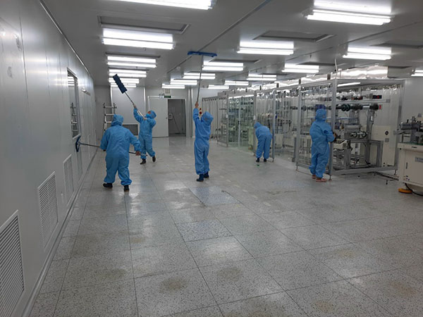 Cung cấp nhân viên vệ sinh Vệ sinh các phòng sạch cho nhà máy