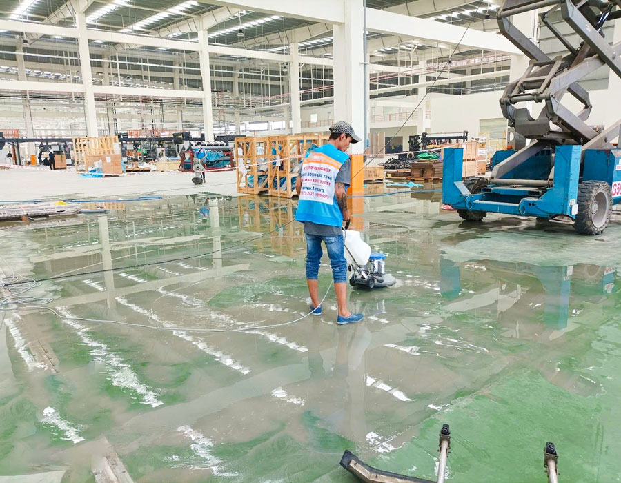 Dịch vụ chà sàn nhà xưởng
