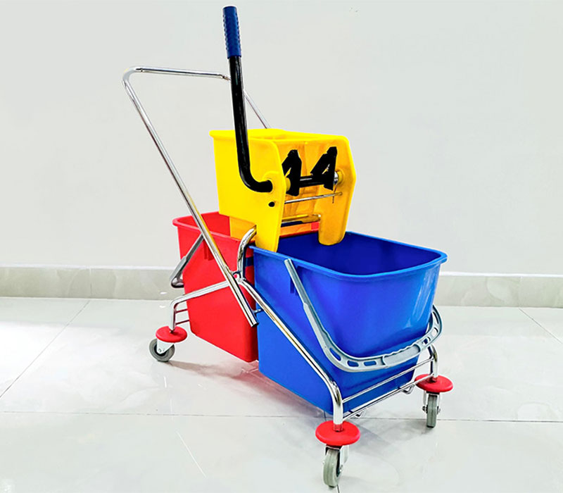 Xe làm vệ sinh 2 ngăn
