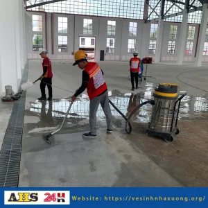 Tổng vệ sinh nhà xưởng sau xây dựng