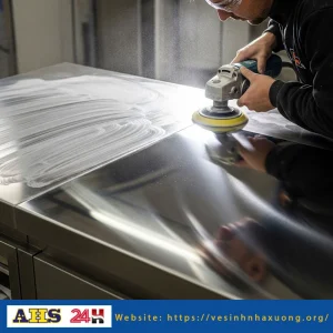 Đánh bóng đồ inox trang trí