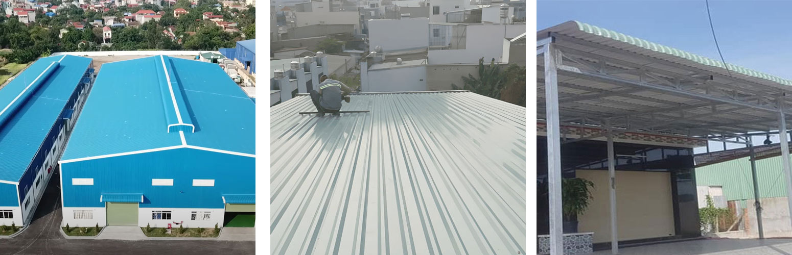 Các loại mái tôn phổ biến hiện nay